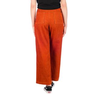 Pantalon Rouille en velours côtelé Femme Vans Cordage vue 2