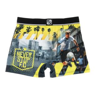 Boxer Noir/Jaune à Imprimés Homme Freegun NIN vue 2