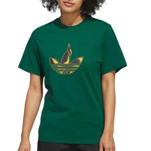 T-Shirt Vert Femme Adidas Tref Torch vue 0