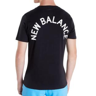 T-shirt Noir Homme New Balance Classic vue 2