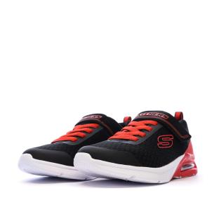 Baskets Noir/Rouge Garçon Skechers Microspec Max-Gorvix vue 6