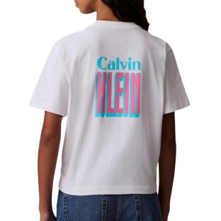 T-Shirt Blanc Femme Calvin Klein Jeans Boxy Fit vue 0