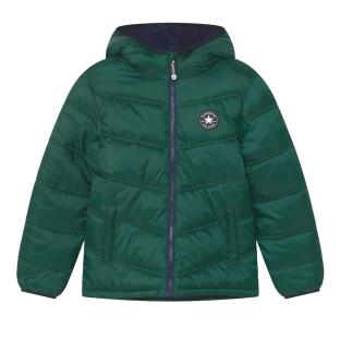 Doudoune Verte Garçon Converse Puffer Black pas cher