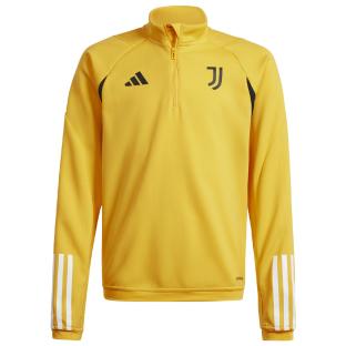 Juventus Sweat 1/4 zip Jaune Enfant Adidas 2023 pas cher