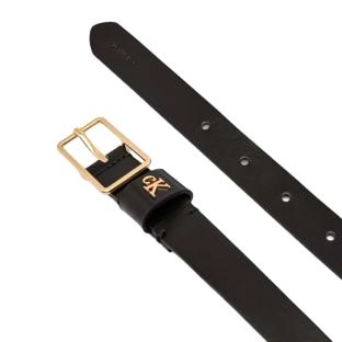 Ceinture Noir Femme Calvin Klein Jeans Square Buckle vue 2