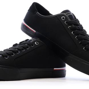 Baskets Noires Homme Tommy Hilfiger Core Corporate Vulcs vue 7