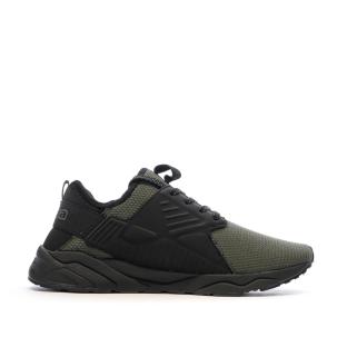 Baskets Noires/Kaki Garçon Kappa San Puerto Lace vue 0