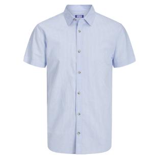 Chemise Bleu à rayures Garçon Jack & Jones Summer pas cher