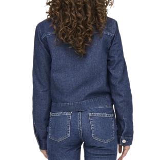 Veste en jean Bleu Foncé Femme Only Rillo vue 0