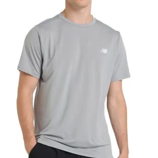 T-Shirt Gris Homme New Balance MT51801 vue 0