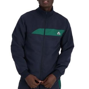 Veste Zippée Marine/Verte Homme Le Coq Sportif Saison pas cher