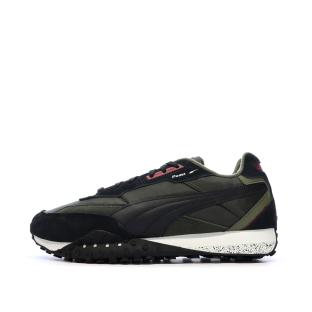 Baskets Vertes/Bordeaux Homme Puma Blktop vue 0