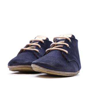 Chaussons Marine Métal Garçon Aster Layas vue 0
