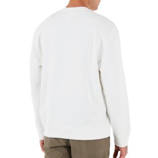 Sweat Blanc Homme Calvin Klein Jeans Calvi vue 0