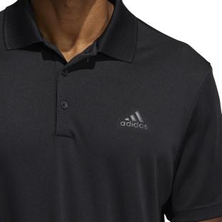 Polo Noir Homme Adidas Adi vue 2