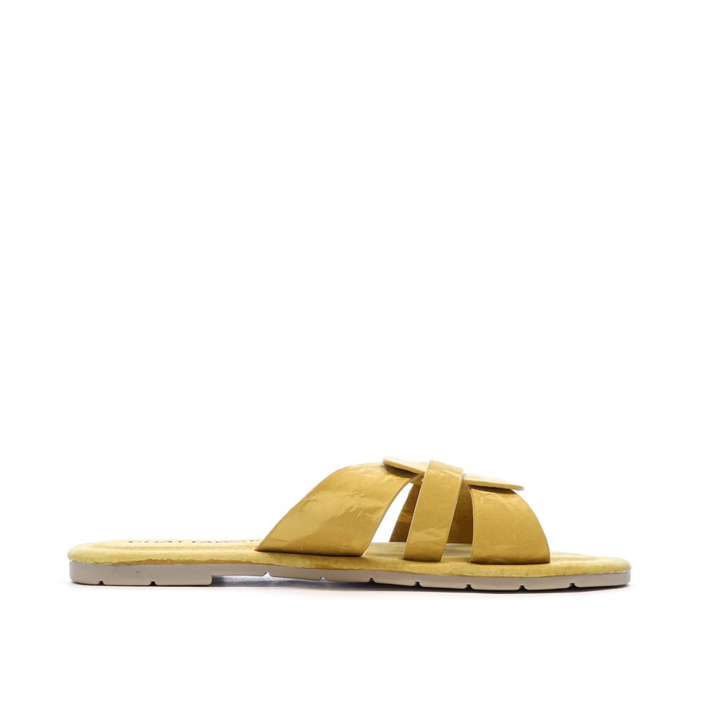 Claquettes Jaune Femme Chattawak Pace vue 2