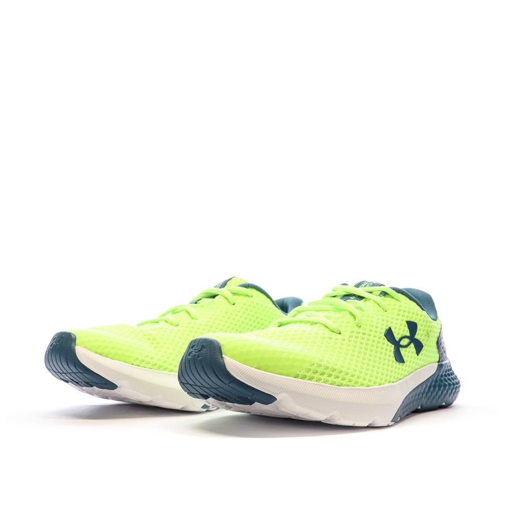 Chaussures de Running Jaune Fluo Femme Under Armour Charged Rogue 3 vue 6