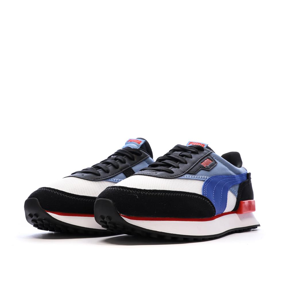 Baskets Noir/Bleu/Blanc Garçon Puma Future Rider Splash Jr vue 6