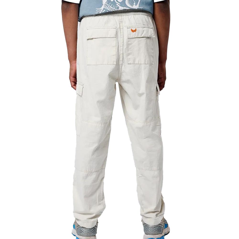 Pantalon Cargo Beige Garçon Kaporal Obagi vue 2