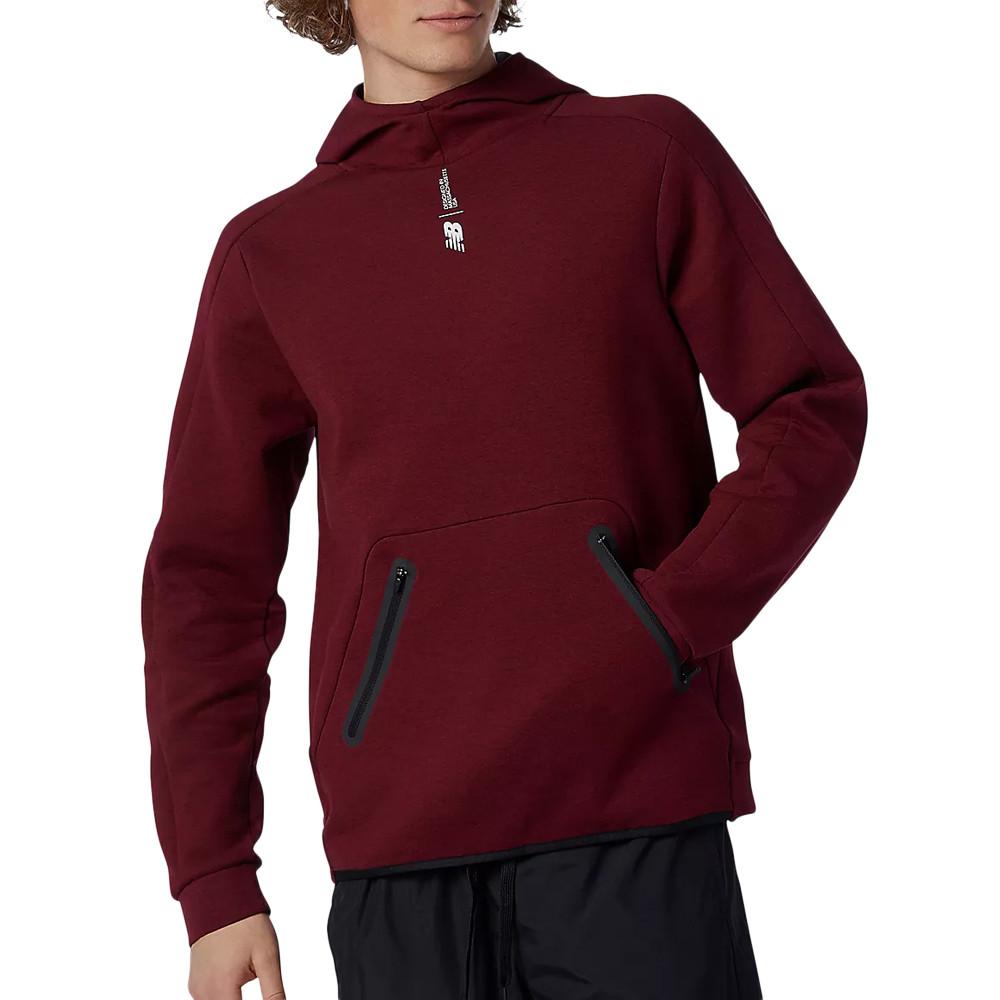 Sweat Bordeaux Homme New Balance Fortitech Fleece pas cher