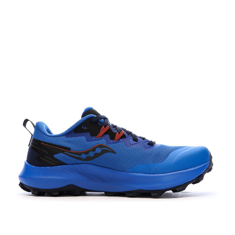 Chaussures de Running Bleu Femme Saucony Peregrine vue 2