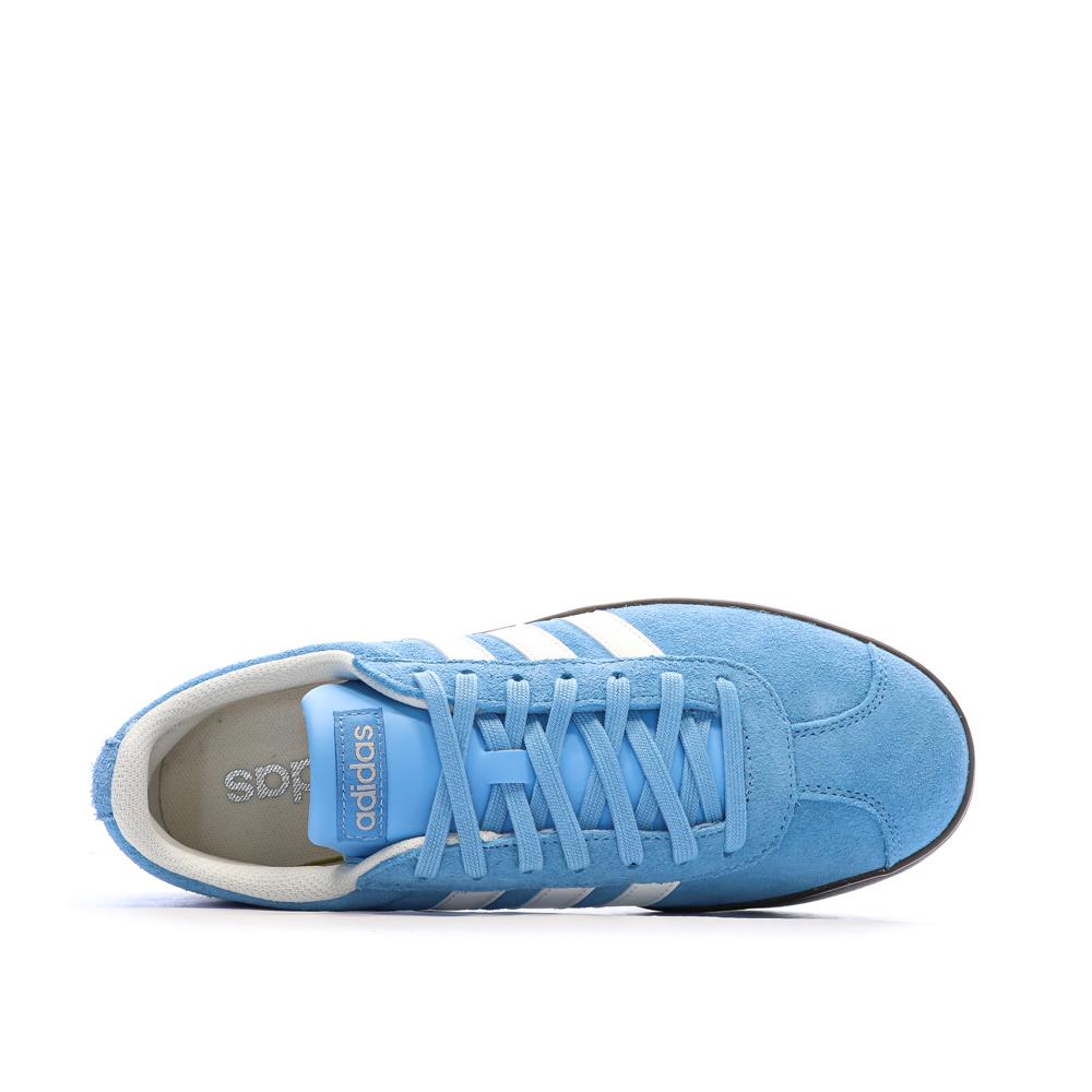 Baskets Bleu Homme Adidas Vl Court 2.0 vue 4