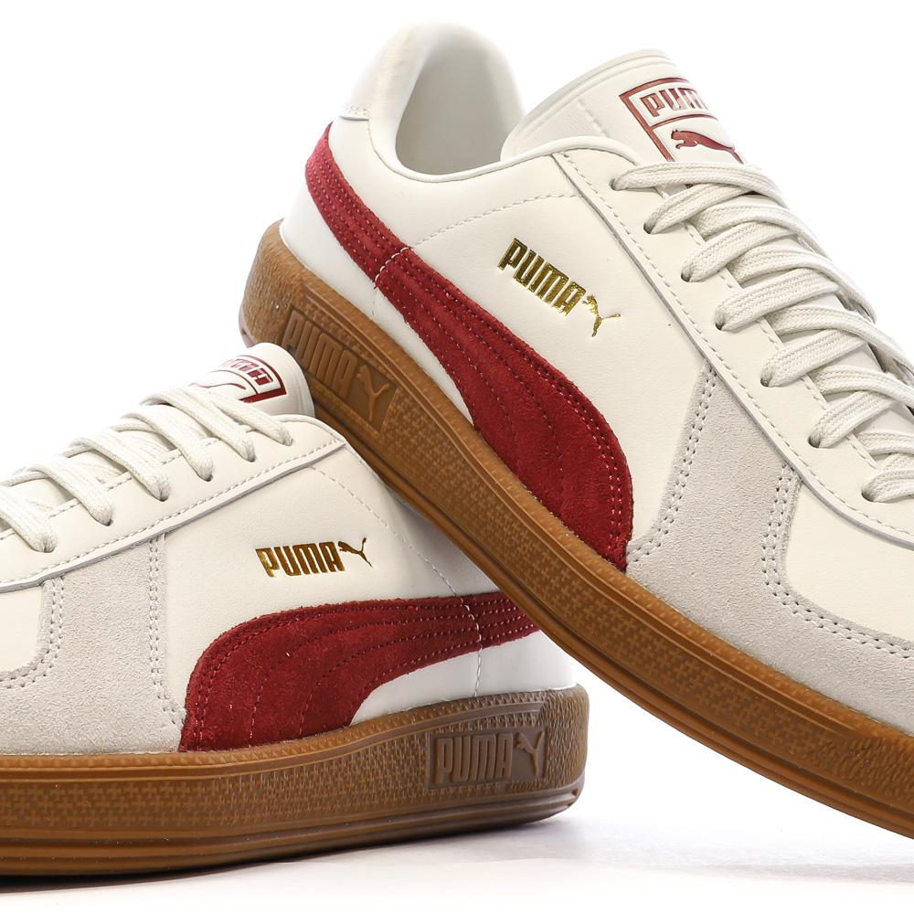 Baskets Blanc/Rouge Mixte Puma Army Trainer vue 7