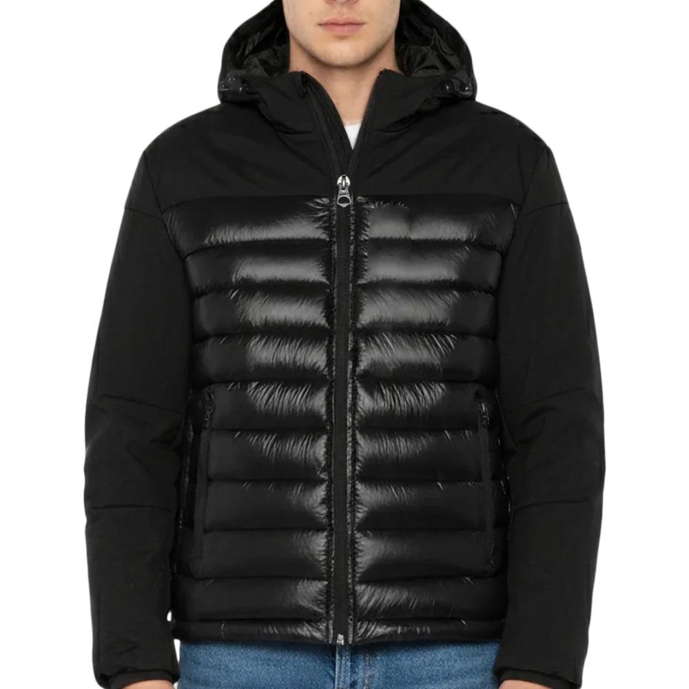 Doudoune Noire Homme Schott barato