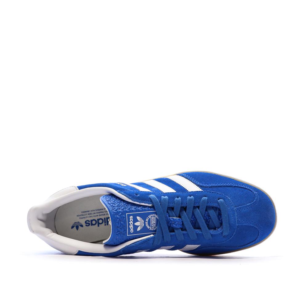 Gazelle Baskets Bleue Homme Adidas vue 4