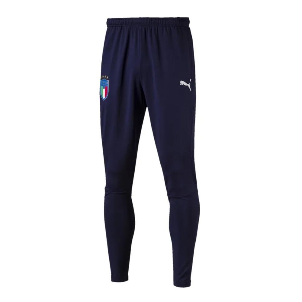 Pantalon bleu homme Puma FIGC Italia pas cher