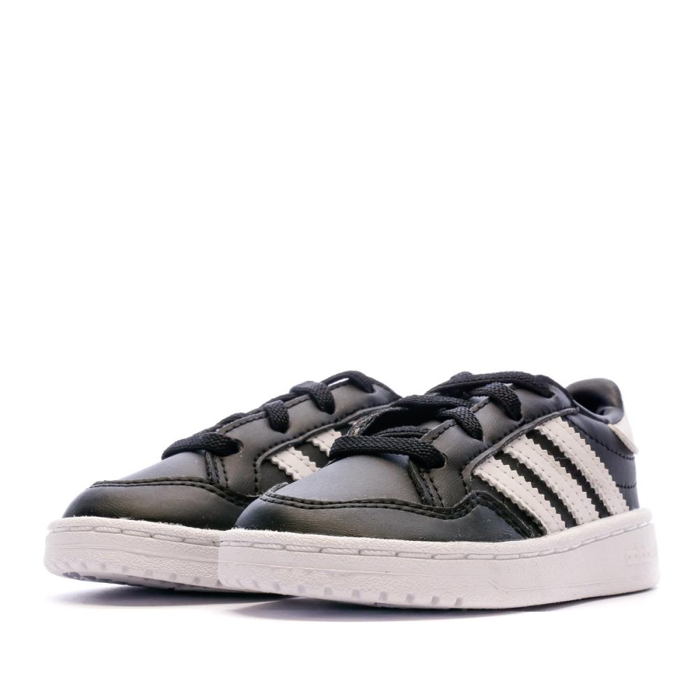 Baskets Noir Bébé Adidas Team Court vue 6