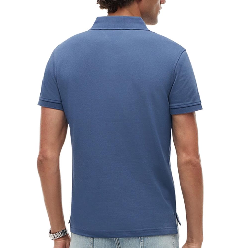 Blaues Herren-Polohemd von Tommy Hilfiger, Regular-Passform Ansicht 2