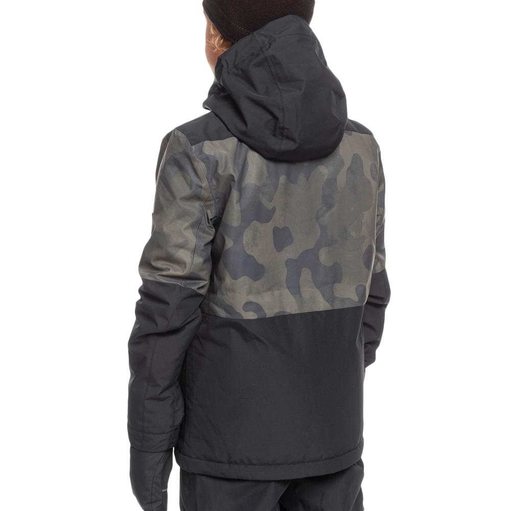 Veste de ski Gris Garçon Quiksilver Mission Block Y B Snjt vue 2