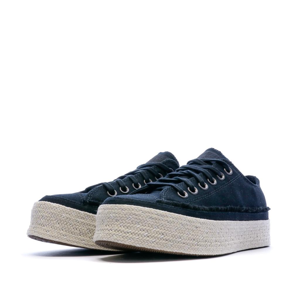 Baskets espadrille noires femme Converse Chuck Taylor All Star vue 6