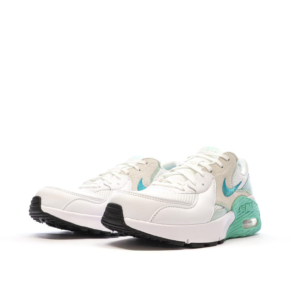 Baskets Blanches/Vertes Femme Nike Nike Air Max Excee vue 6