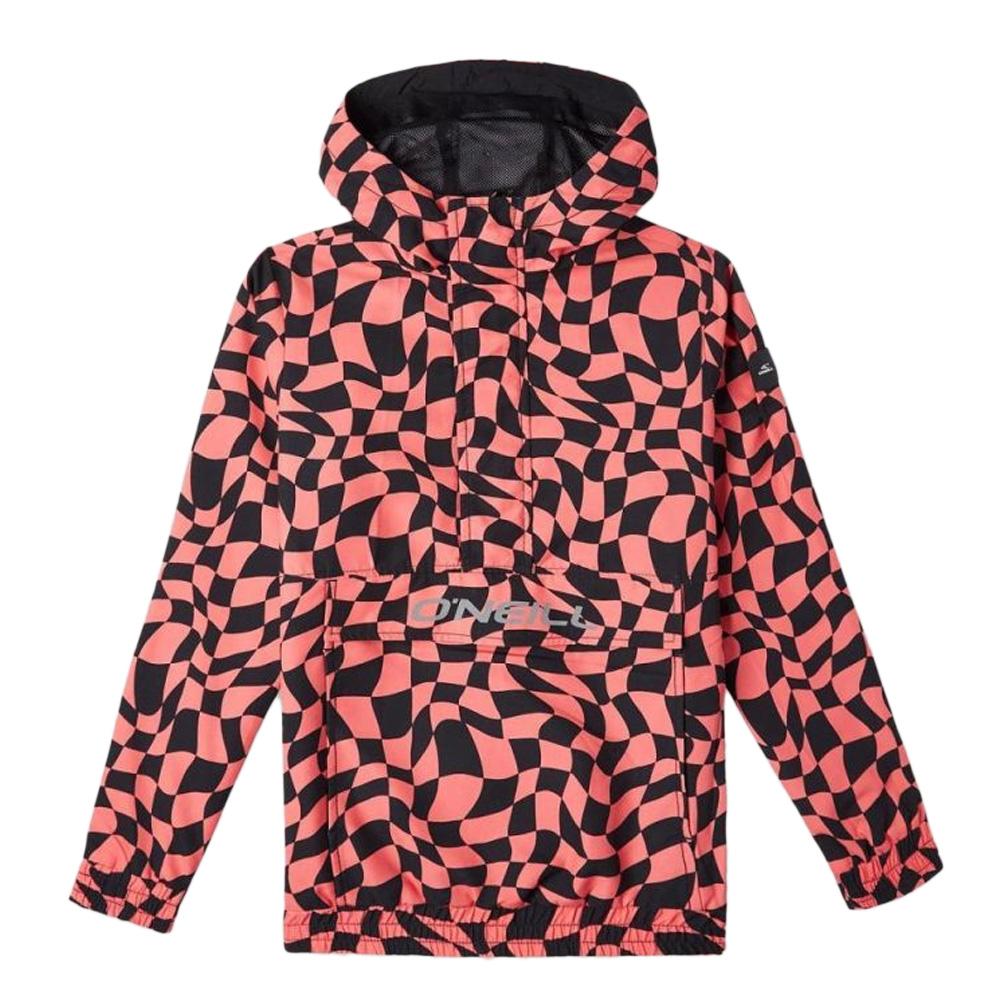 Manteau Noir/Rose Fille O'Neill Ridge Anorak pas cher