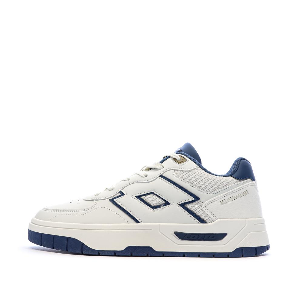 Baskets Blanc Homme Lotto FIFTY pas cher