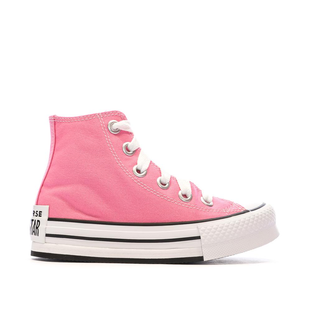 Baskets Roses Fille Converse All Star Eva A08469C vue 2