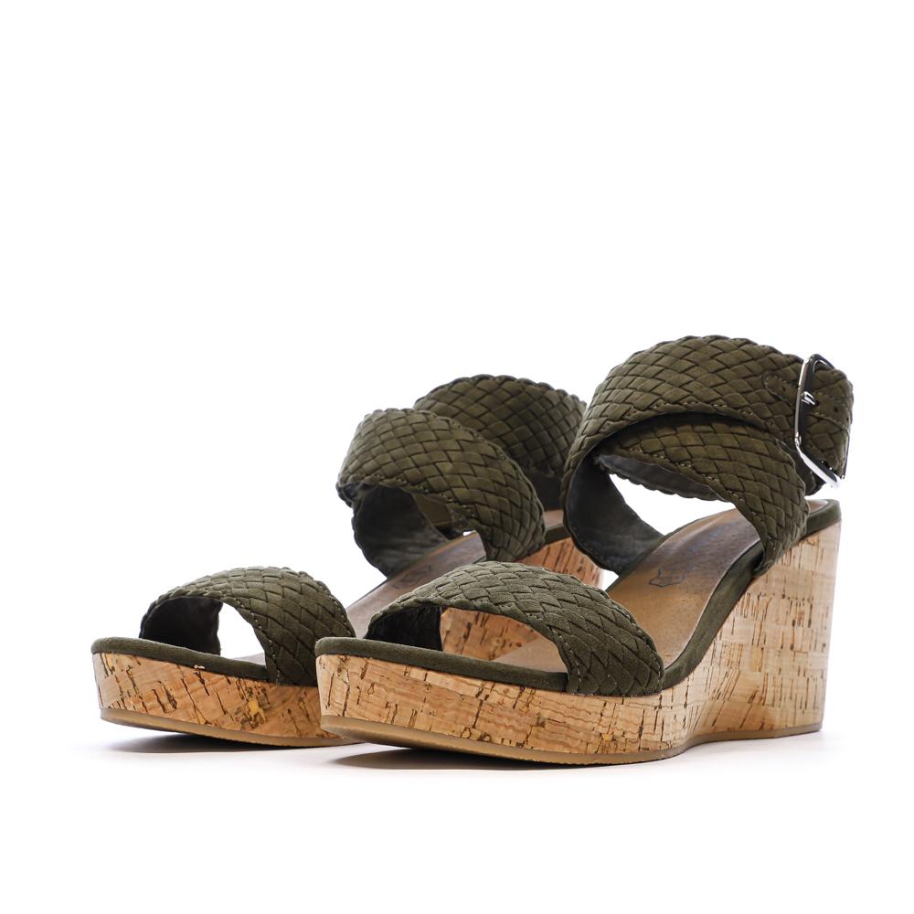 Khaki Sandals Women's Chattawak Summer KIRA Photo of the Espace des Marques %store% store - view of %key%