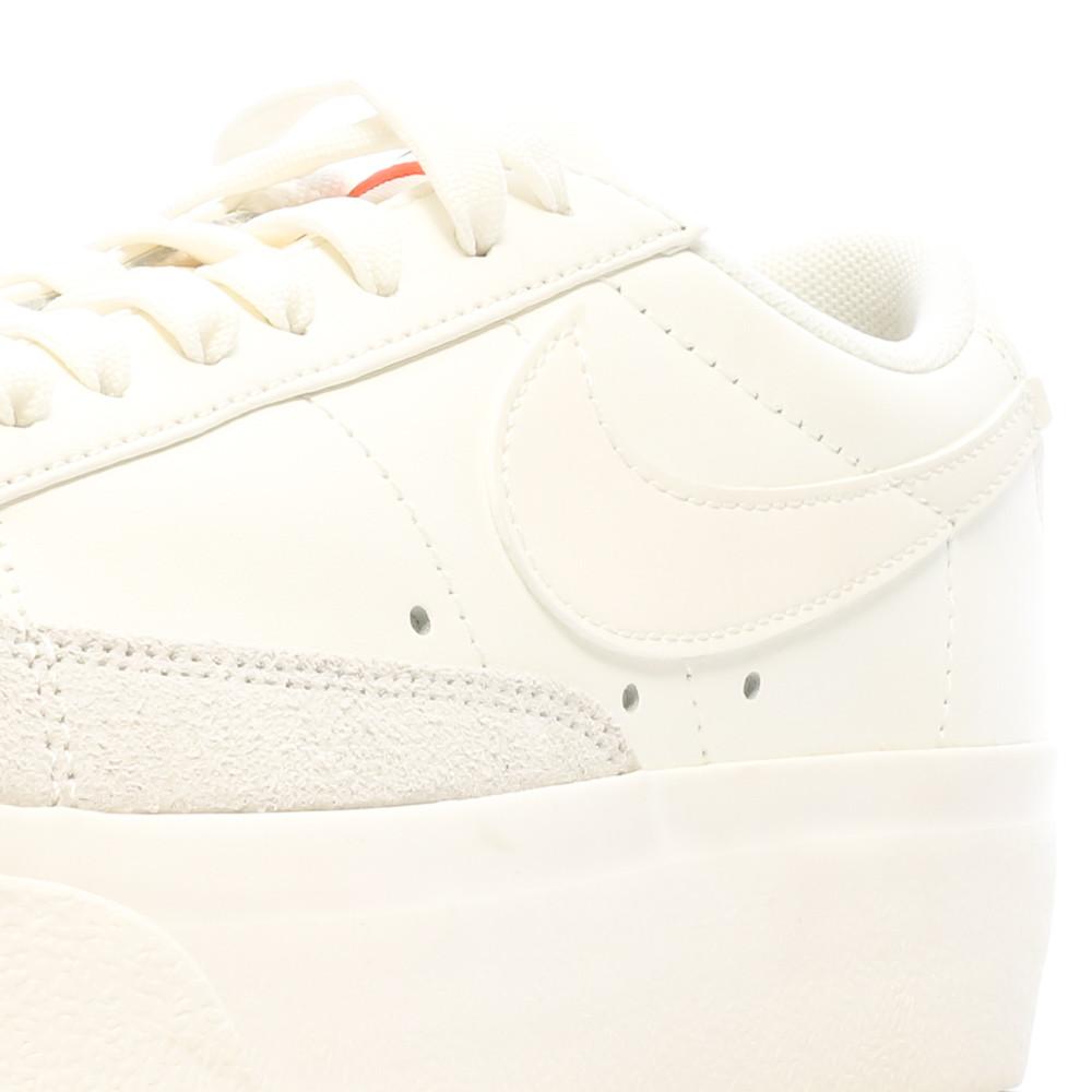Baskets Écru/Gris Femme Nike Blazer Low Platform vue 6