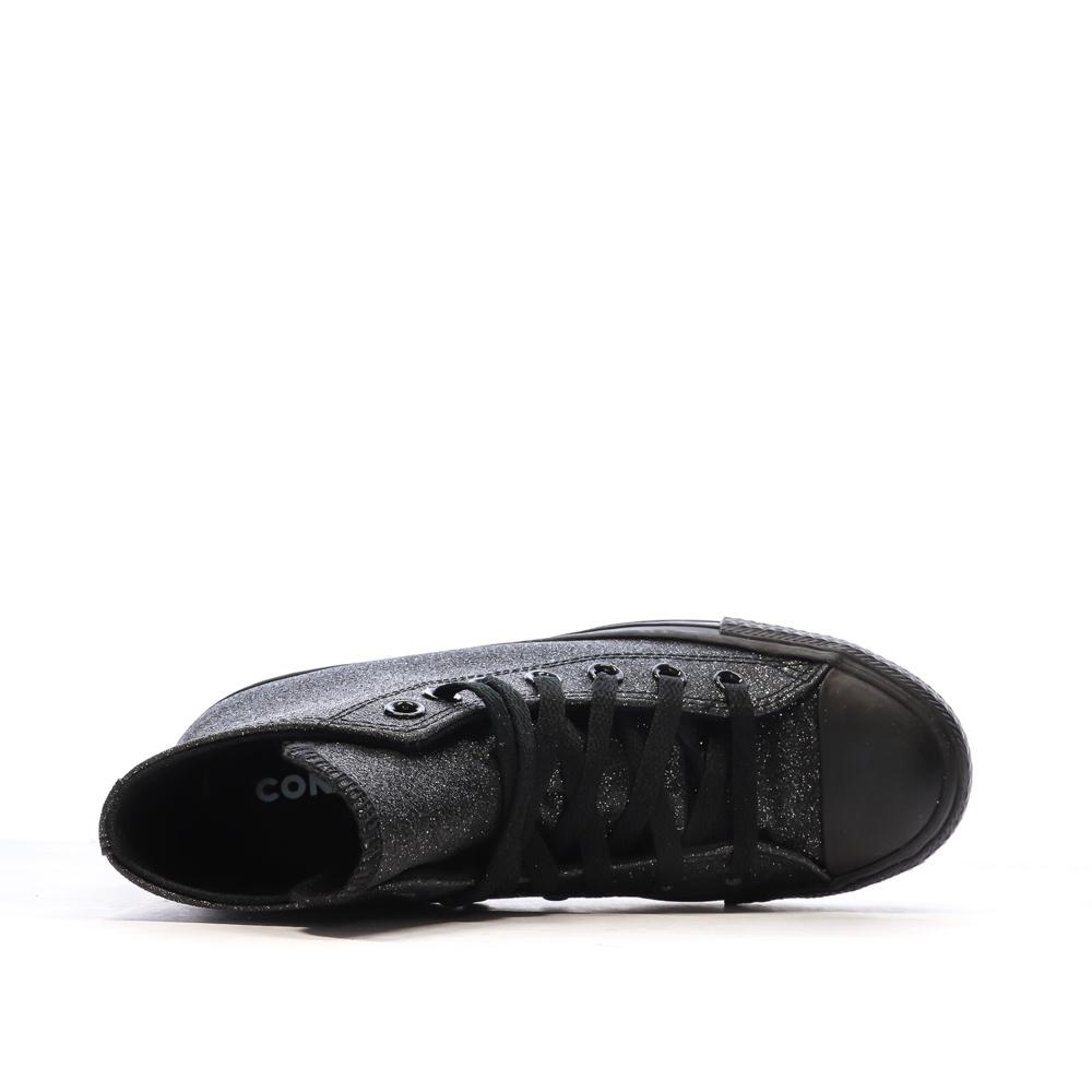 Baskets Noires Femme Converse Chuck Taylor All Star A05432C vue 4