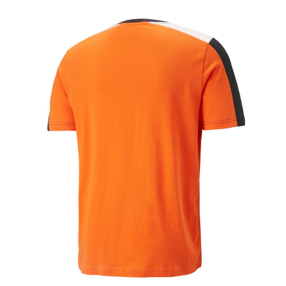 T-shirt Orange/Noir Homme Puma Ess Block vue 2