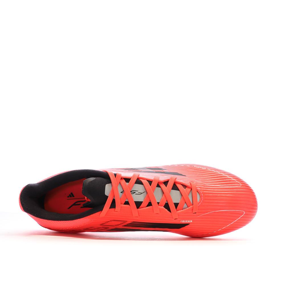 Chaussures de Foot Rose Fluo Homme Adidas F50 League FG/MG vue 4