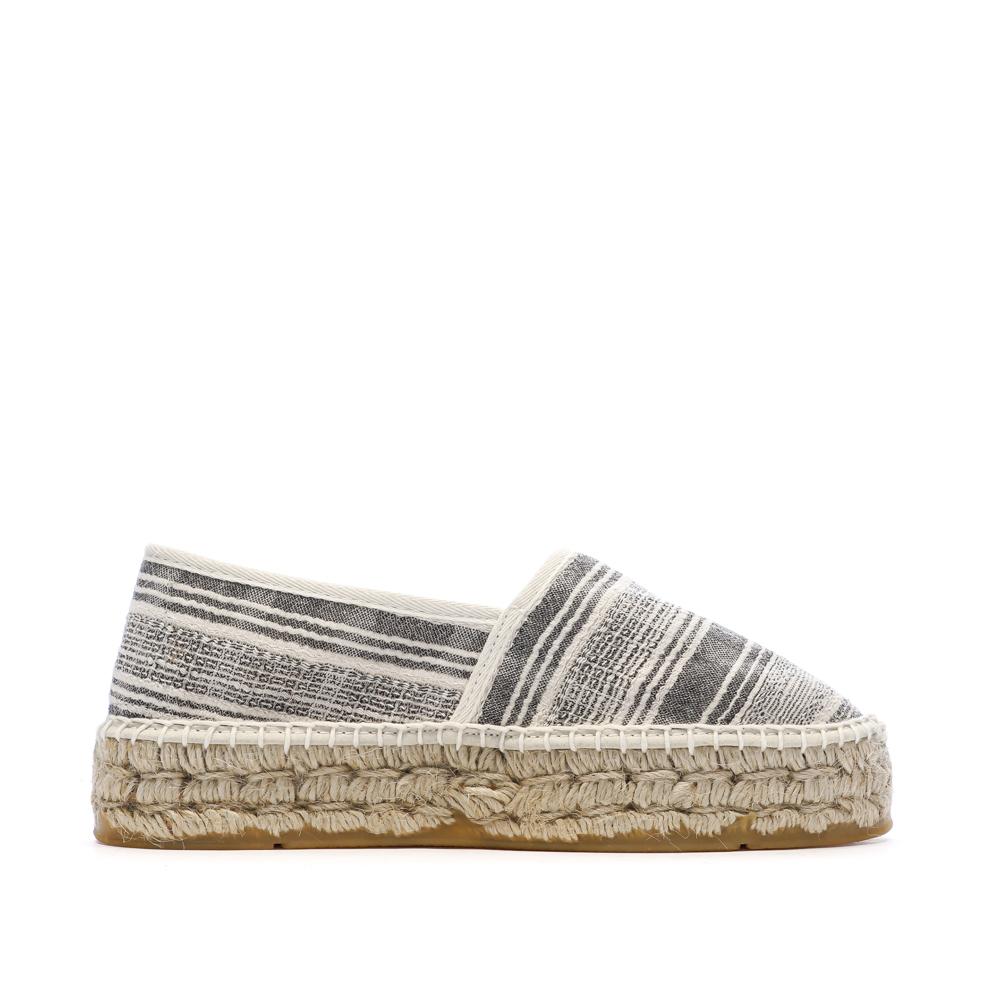 Espadrillas blancas/negras para mujer Pare Gabia Aduna ver 2