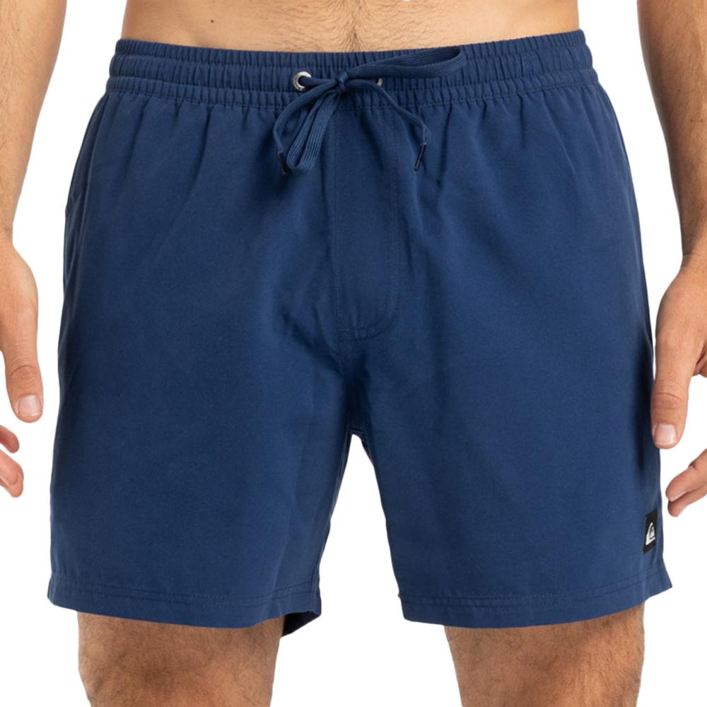 Maillot de Bain Marine Homme Quiksilver Solid 15 pas cher
