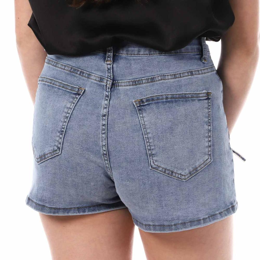 Jupe Short en Jean Bleu Femme Monday Premium 383 vue 2