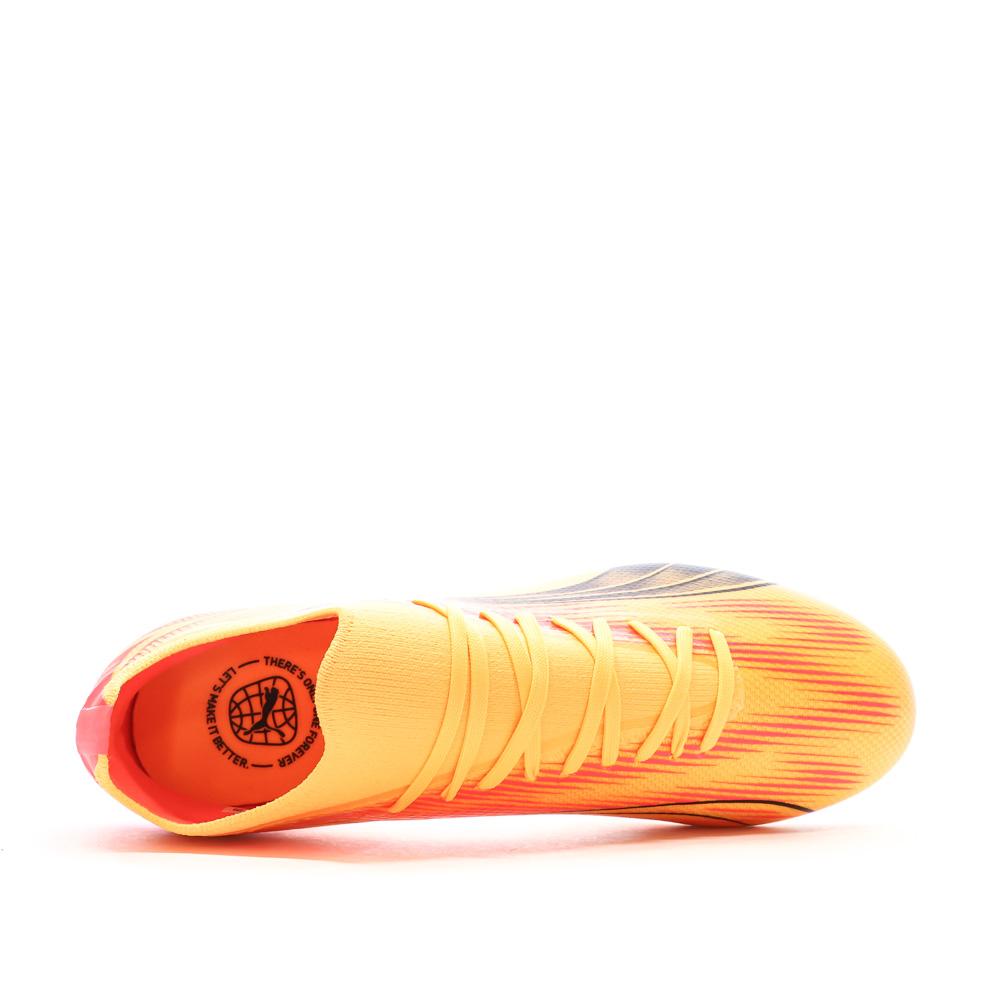 Chaussures de football Orange/Rose Homme Puma Ultra Match Fg/ag vue 4