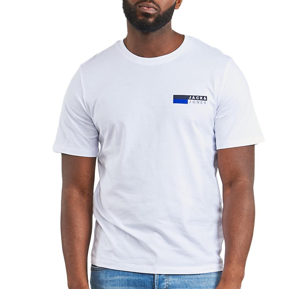 T-shirt Blanc Homme Jack & Jones Whcorp pas cher