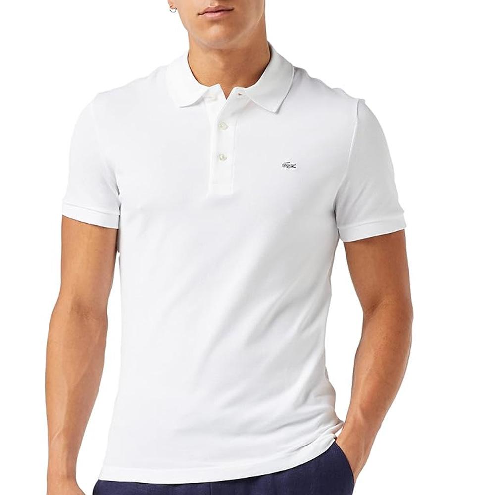 Polo Blanc Homme Lacoste PH4014 pas cher