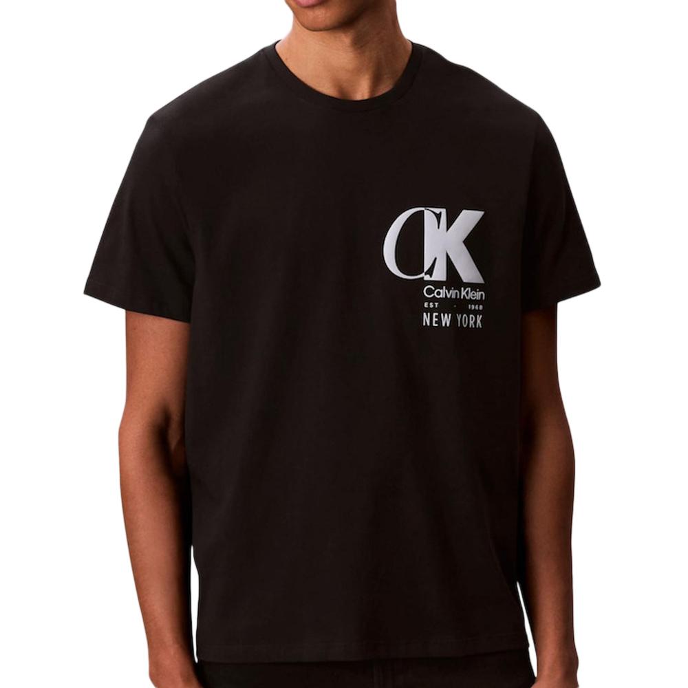 T-shirt Noir Homme Calvin Klein Jeans Ss 20s Eu pas cher